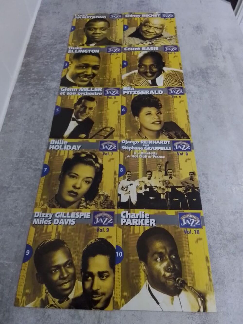 Coffret complet de 20 CD "les triomphes du Jazz" CD et vinyles