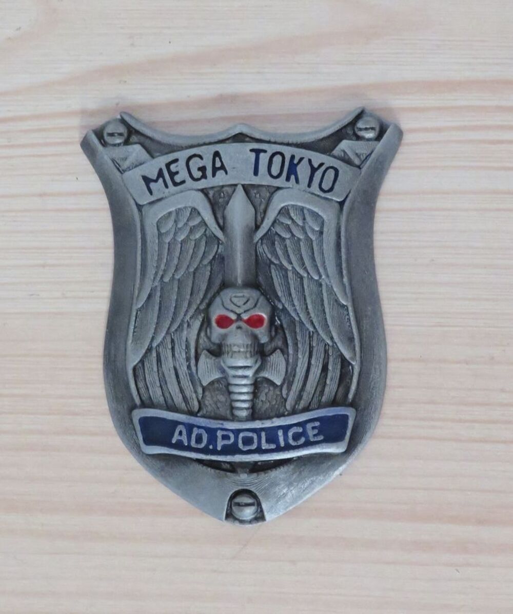 Ecusson AD Police r&eacute;plique Bubblegum Crisis ADP manga anime 