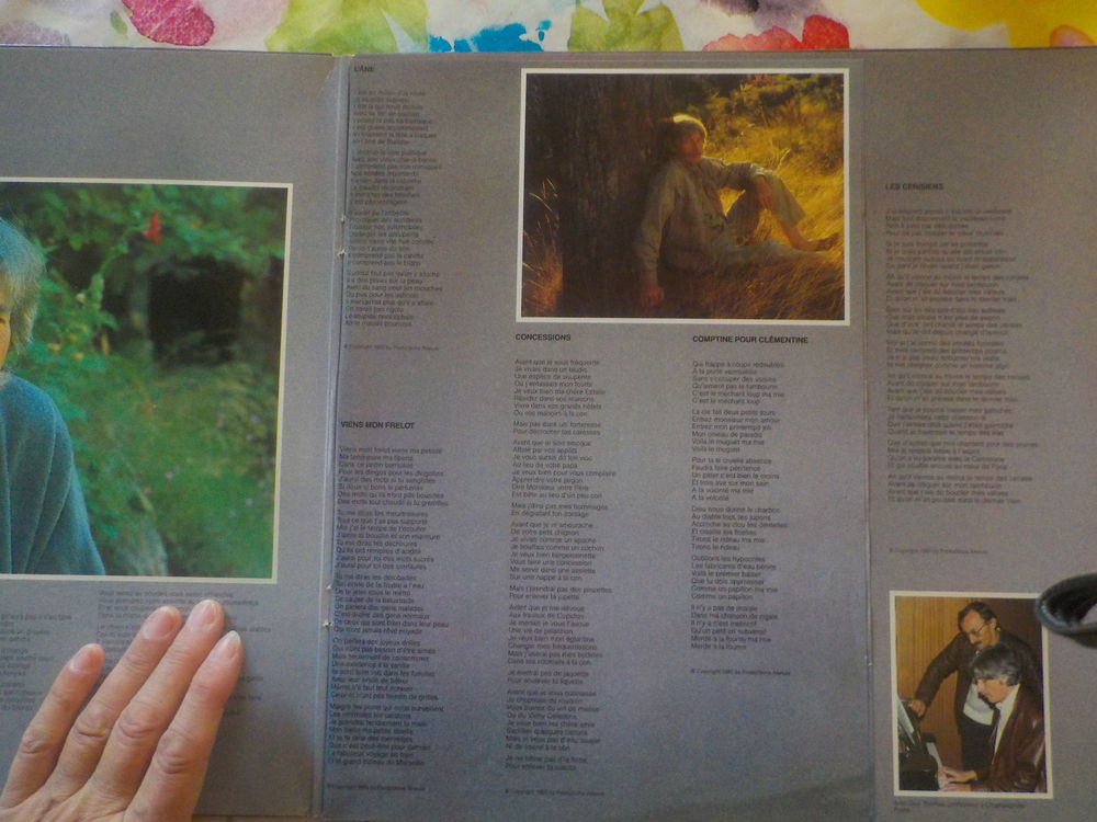 VYNIL 33T MICHEL SARDOU Album LE MONDE SYMPHONIQUE CD et vinyles