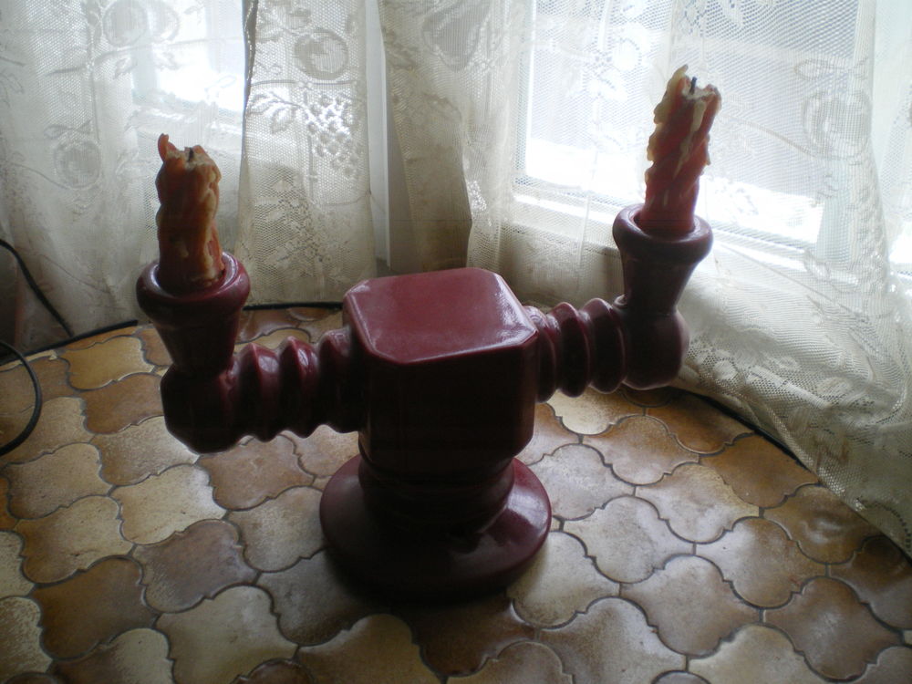 Porte bougie deux feux Décoration