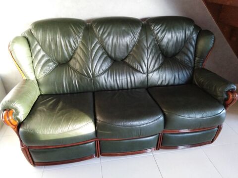 Canap� cuir + fauteuil pivotant 0 Saint-Just-Saint-Rambert (42)