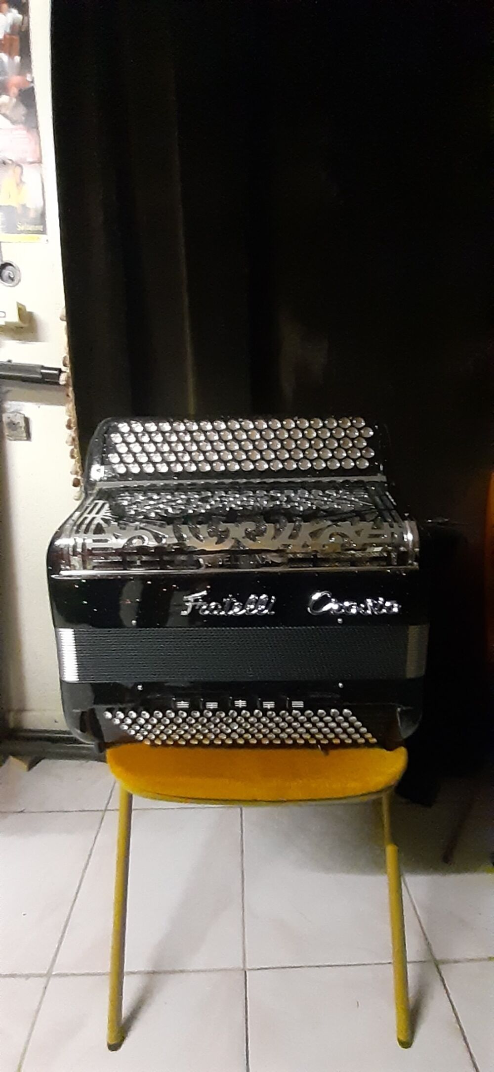 accordeon Fratelli Crosio beltuna n 9 120bass 5rgs adroite 5 Rangs double bo&icirc;te de resonance6possoirsde registre boutons go?"t&eacute; deau Instruments de musique