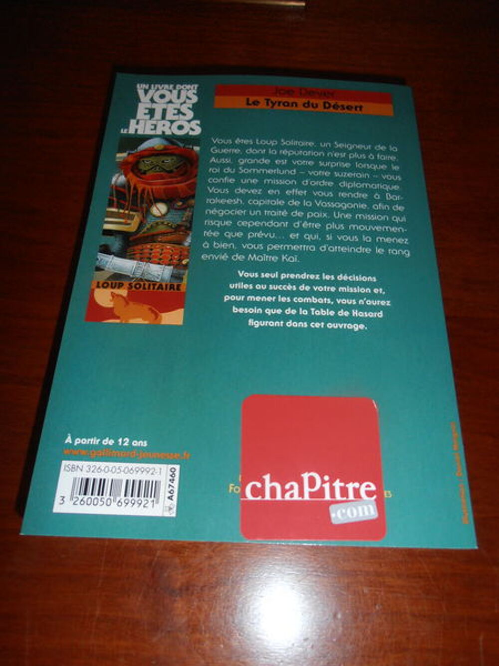 Un livre dont vous &ecirc;tes le h&eacute;ros : le tyran du d&eacute;sert (4) Livres et BD