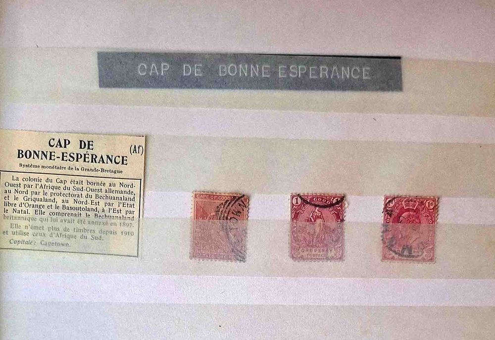S&eacute;rie de timbres de collection d'Afrique du sud 