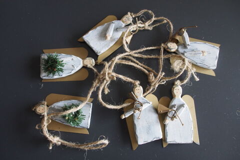 Guirlande en bois 3 Rennes (35)