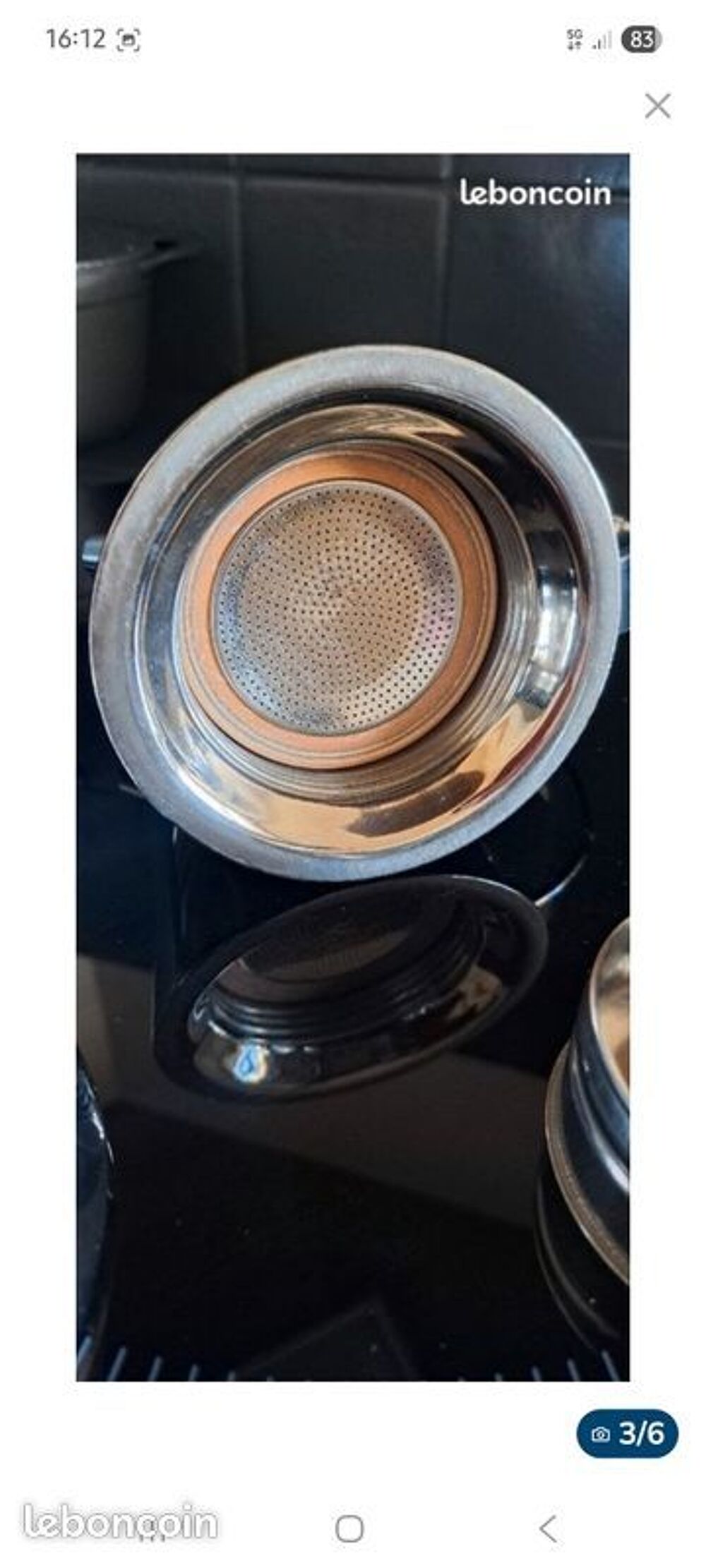 Cafeti&egrave;re italienne &quot; Mia &quot; 6 tasses Guido Bergna Bialetti Cuisine
