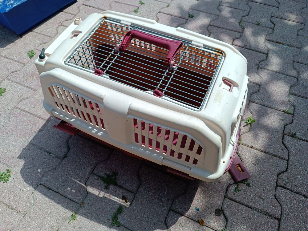 Cage de transport pour chien ou chat Jardin
