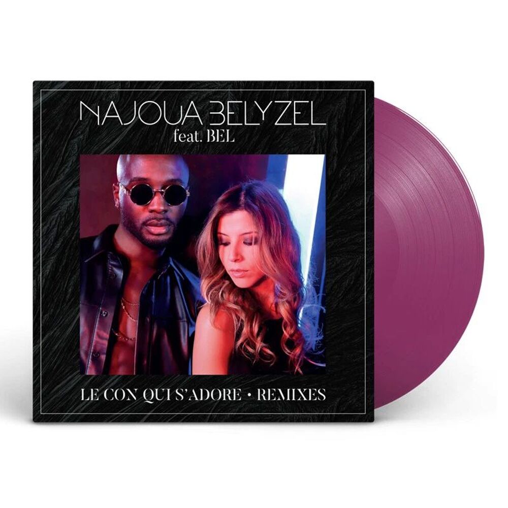 NAJOUA BELYZEL FEAT BEL RARE MAXI 45T VINYL COULEUR VIOLET " CD et vinyles