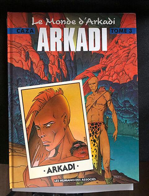  ARKADI , BD de CAZA - Tome 3, avec carte signée dédicacée 80 Montlhéry (91)