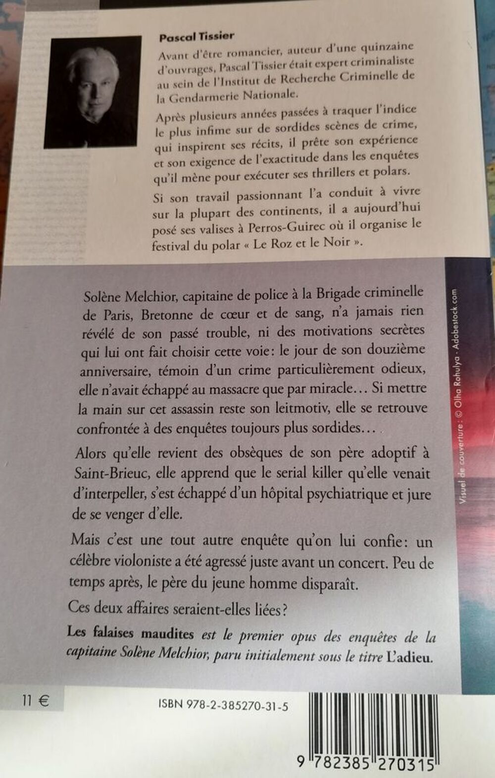 Lot de 5 livres PASCAL TISSIER (POLICIERS/THRILLERS) Livres et BD