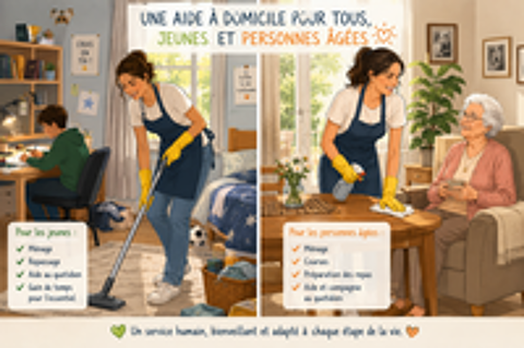   Aide à domicile / Aide ménagère / Aide-Soignante  