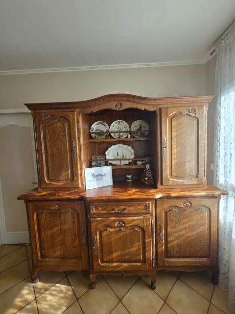 Buffet vaisselier ch�ne massif 150 Dijon (21)