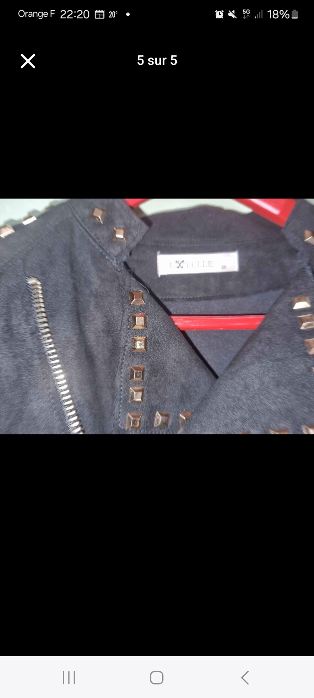 Veste en daim Vêtements