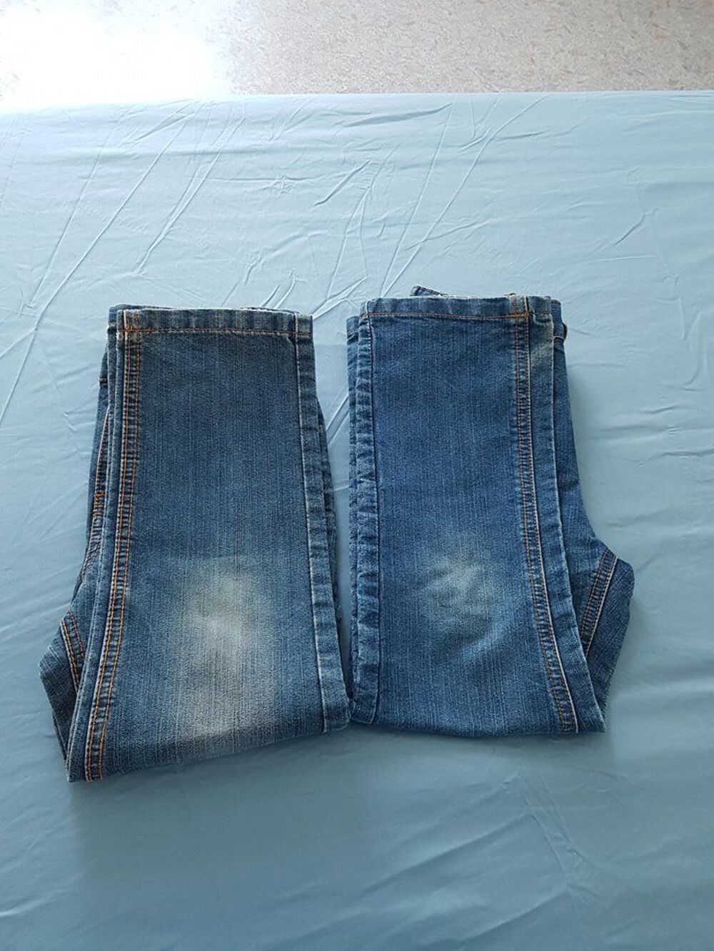 lot de 2 jeans gar&ccedil;on 7 ans tbe Vêtements enfants
