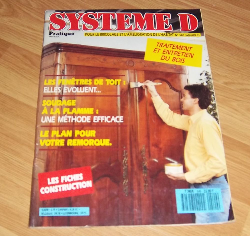 Revue Systeme D n&deg; 540 janvier 1991 Livres et BD