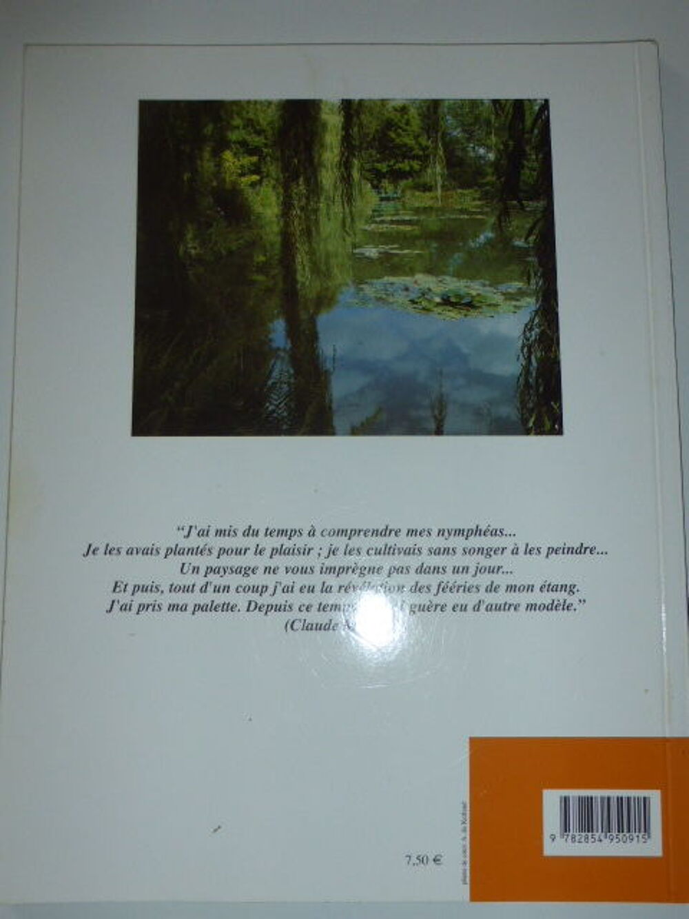 Monet Visite &agrave; Giverny G&eacute;rald van der Kemp Livres et BD