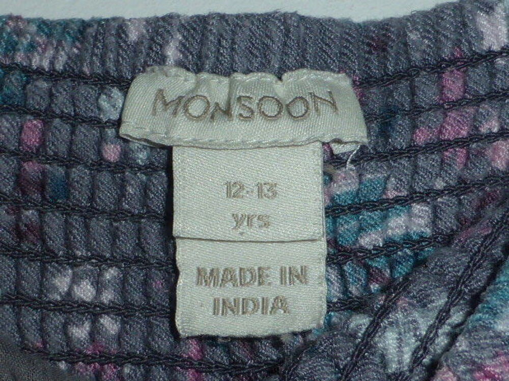 MONSOON jupe mauve rose verte 12 13 ans Vêtements enfants