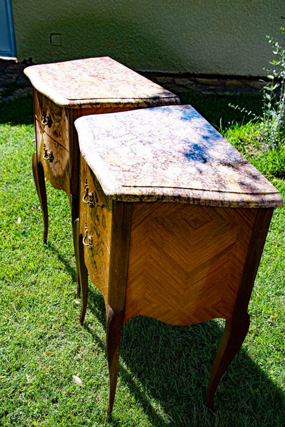 Lot de 2 tables de chevet Louis xv Meubles