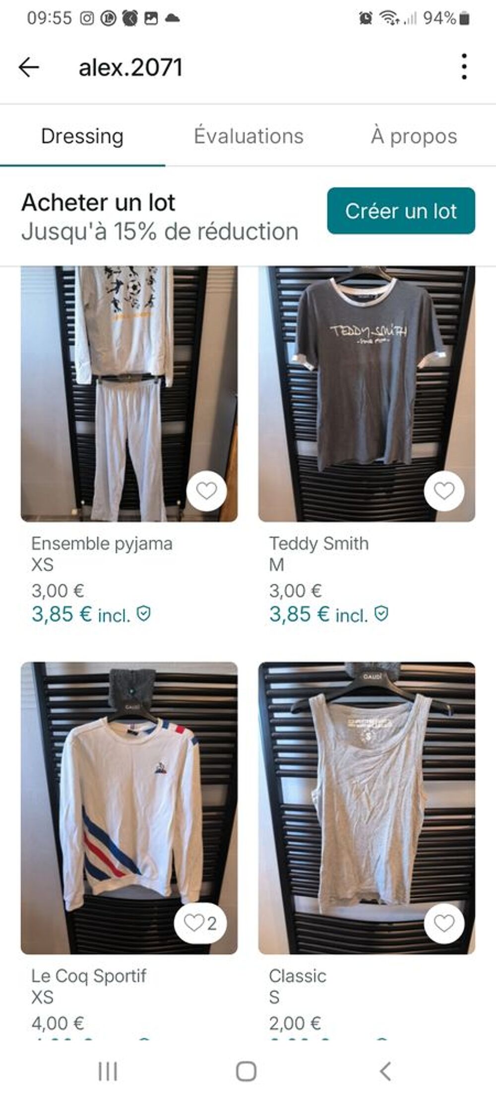 V&ecirc;tements homme Vêtements