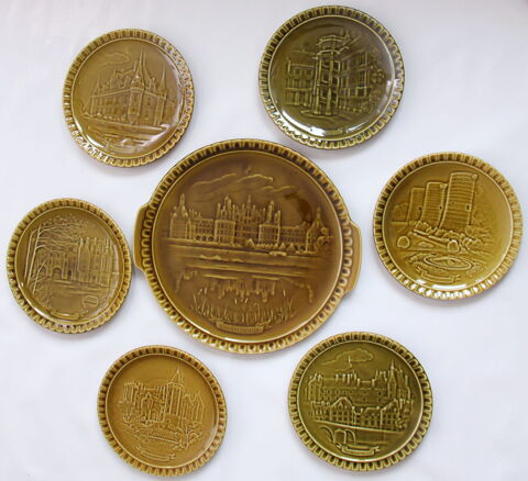 Assiettes � dessert GIEN CHATEAUX DE LA LOIRE 65 Issy-les-Moulineaux (92)