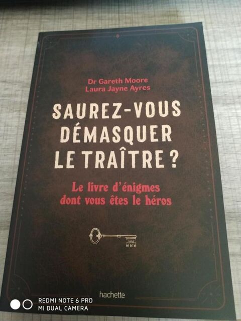 Cahier-jeux Saurez-vous démasquer le traître? (Neuf) 14 Ardoix (07)
