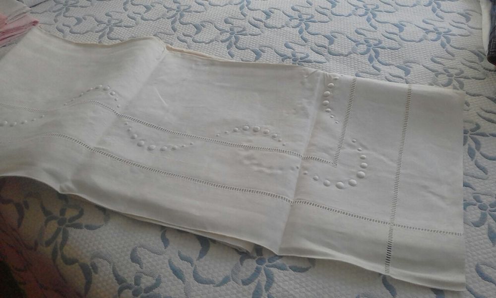 draps de lit anciens Décoration