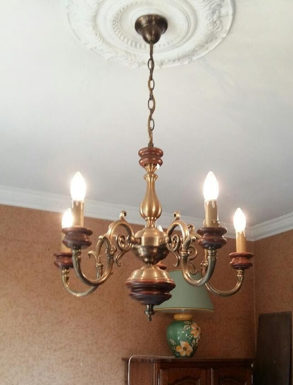 Lot de 2 luminaires en bronze Décoration