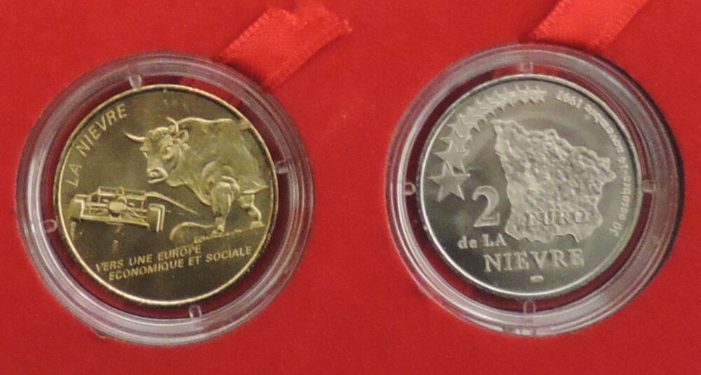 pi&egrave;ces euros des d&eacute;partements (Ni&egrave;vre) 