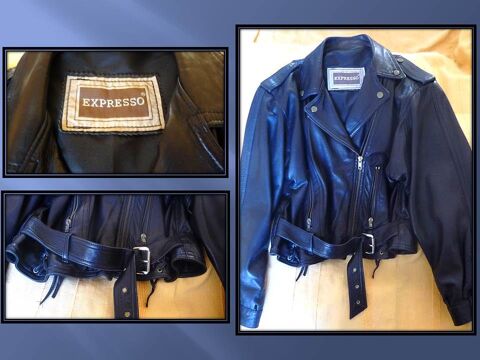 Perfecto cuir femme occasion top