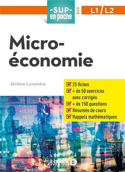 Sup en poche ; micro�conomie ; L1 et L2 10 Rennes (35)
