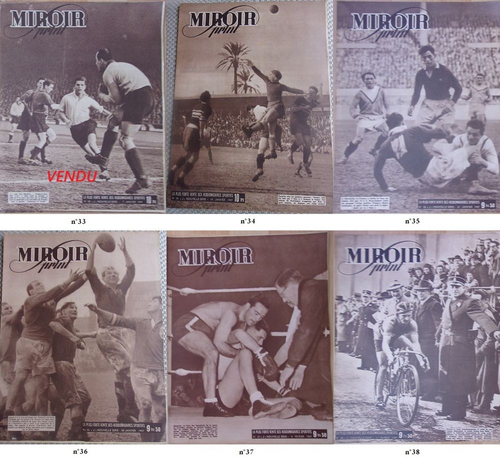 Miroir Sprint ann&eacute;e 1947 