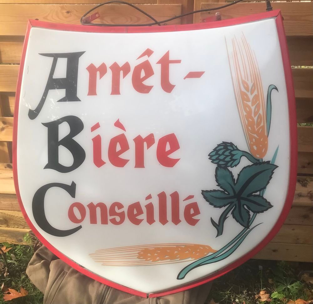 enseigne lumineuse ann&eacute;e 50/60 
