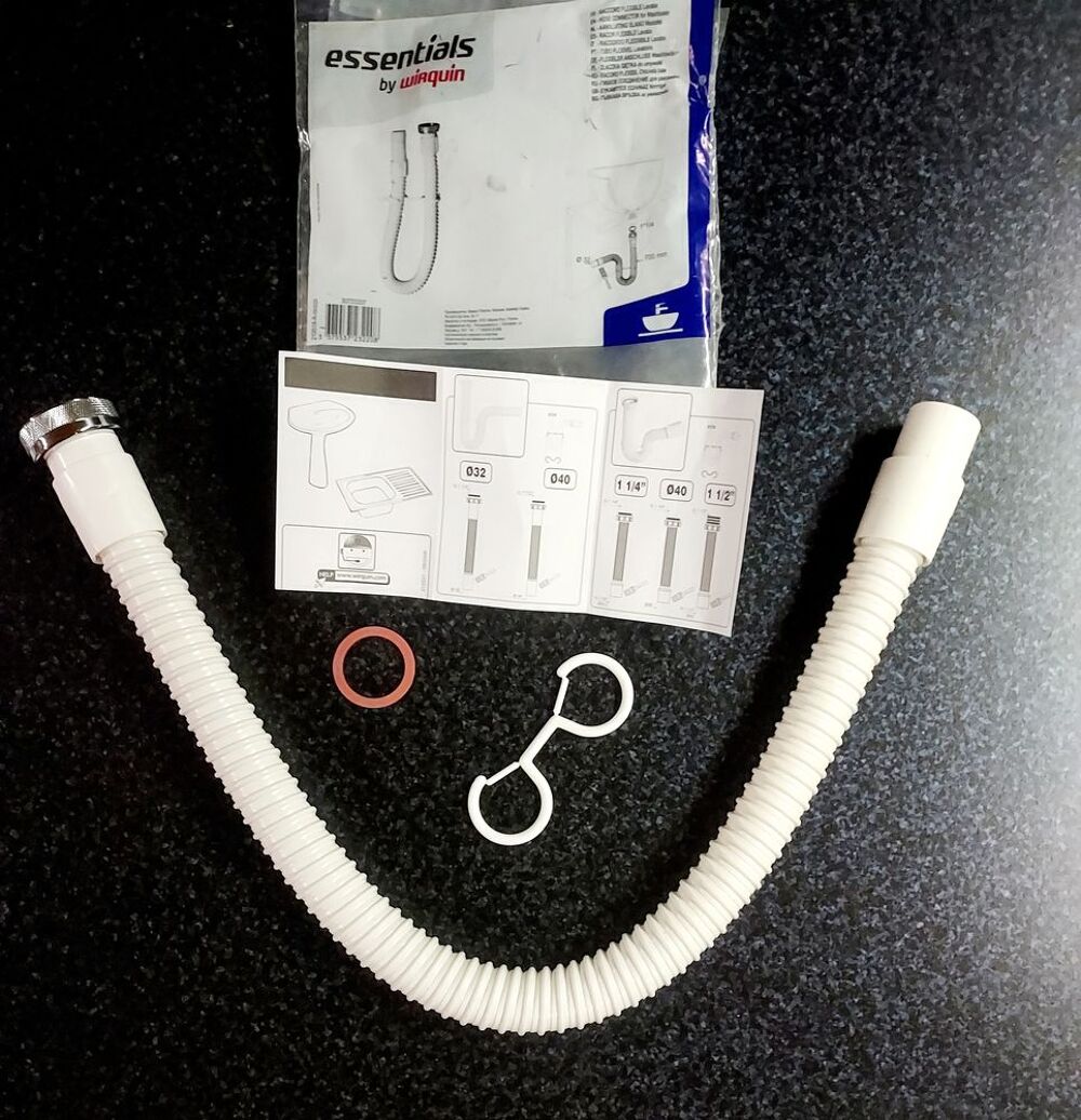 Raccord neuf &eacute;vacuation &eacute;vier ou lavabo Bricolage