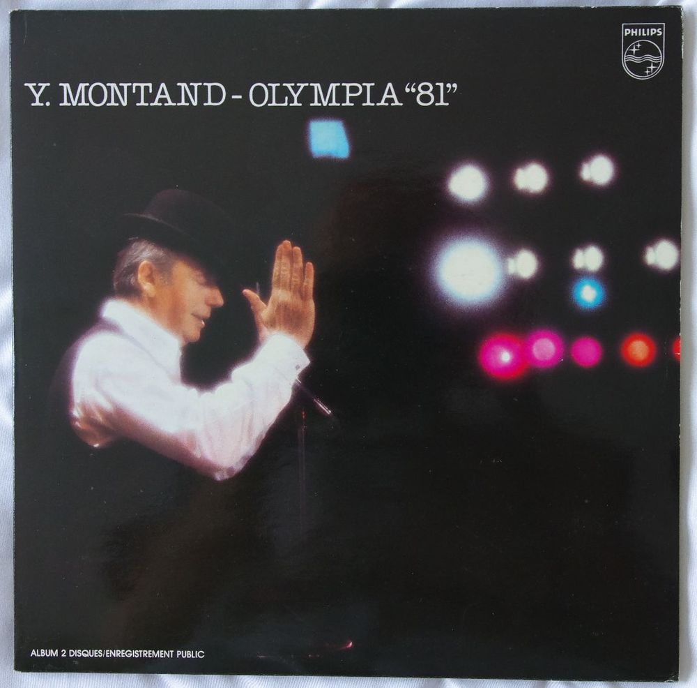 Double vinyle Yves MONTANT Olympia 81 CD et vinyles