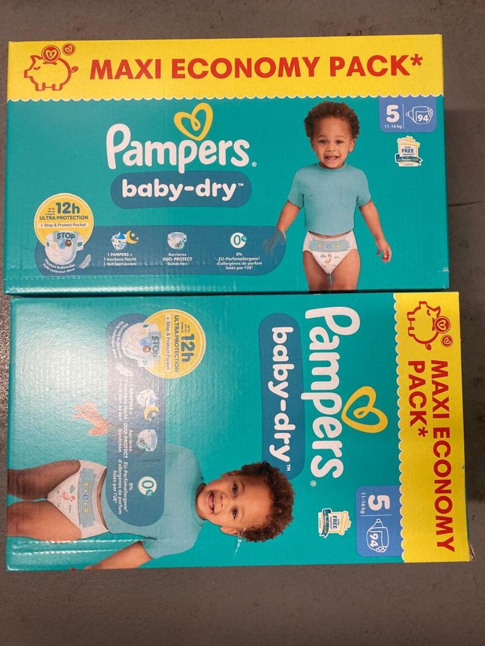 Couches pampers Pu�riculture