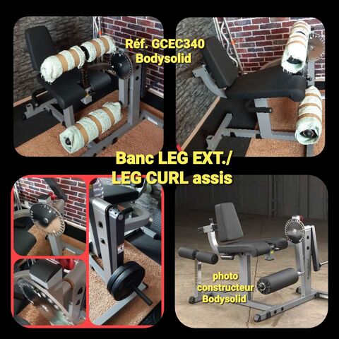 BANC LEG EXT./LEG CURL ASSIS  450 Ligny-en-Barrois (55)