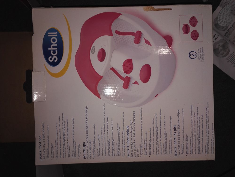 Appareil jacuzzi spa foot Scholl Electroménager