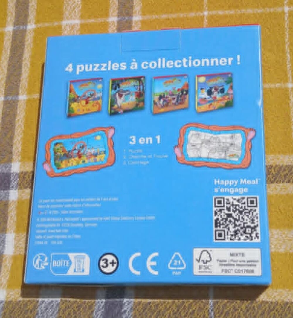 Lot de 3 Puzzles " Zig et Sharko " : Mc Donald's - Neuf Jeux / jouets