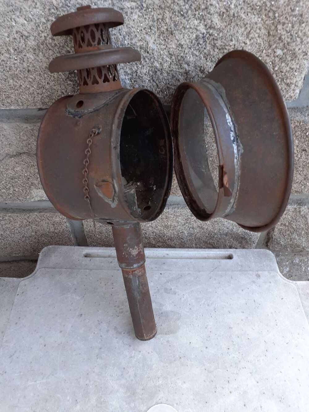 lampe de cal&egrave;che authentique Décoration