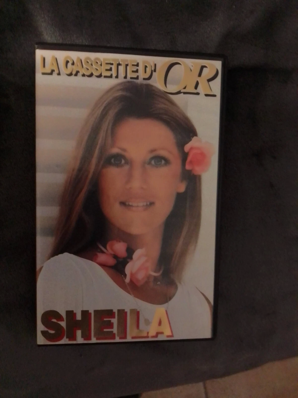 SHEILA TRES RARE CASSETTE K7 VIDEO "LA CASSETTE D'OR" TRES B 