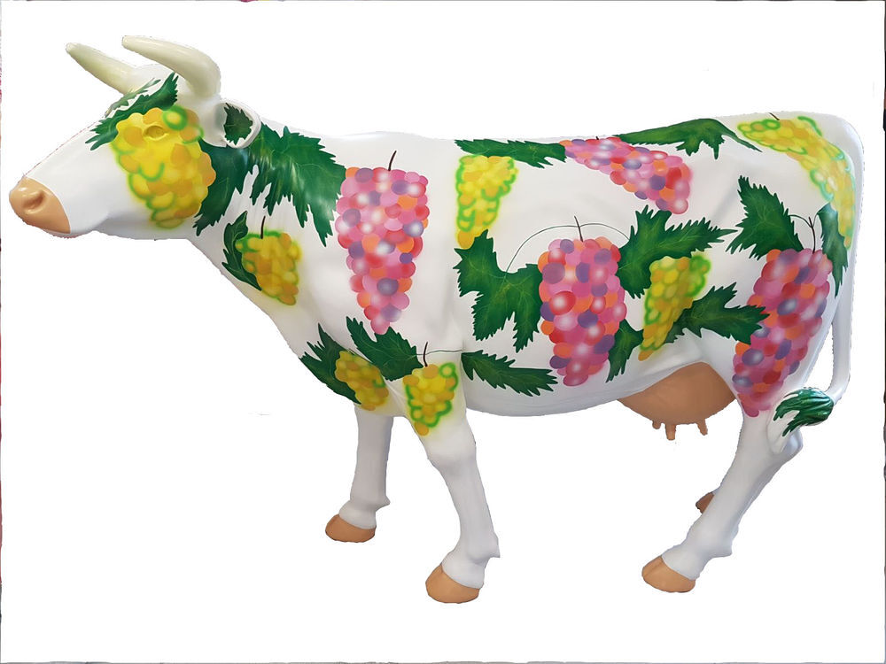 vaches et son veau Jardin