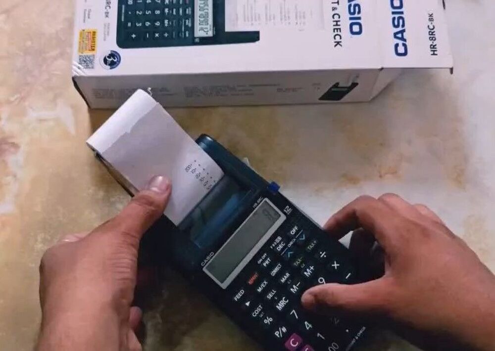 Calculatrice &agrave; imprimante Casio Matériel informatique
