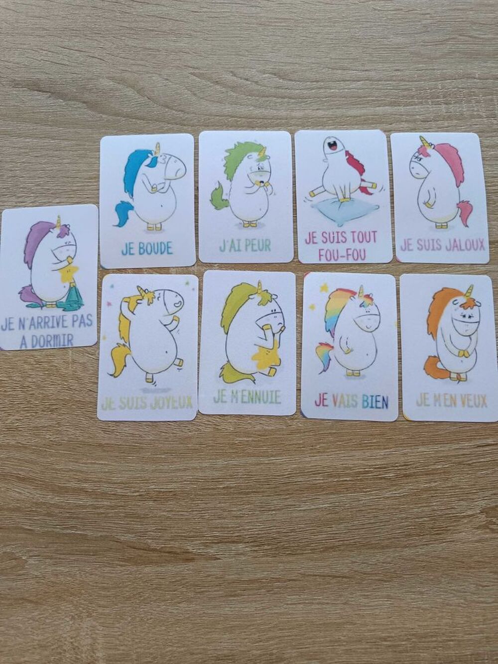 Montessori carte Humeur Jeux / jouets