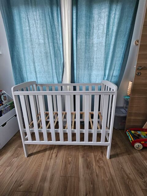 Lit bébé blanc en bois Gaillon (27)