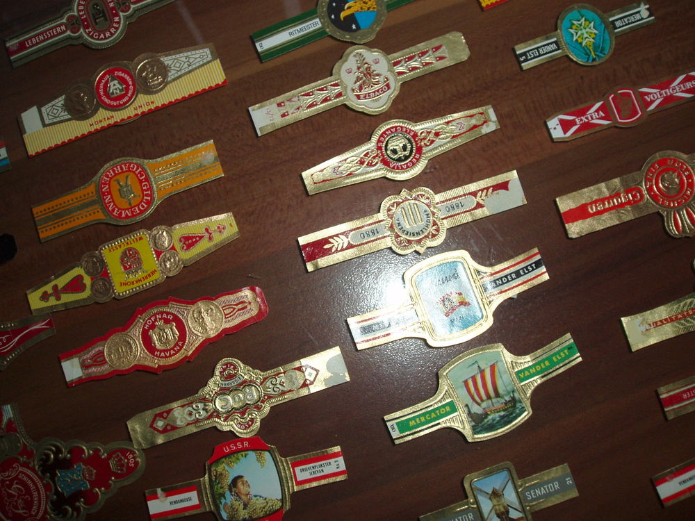 collection BAGUES de CIGARES 