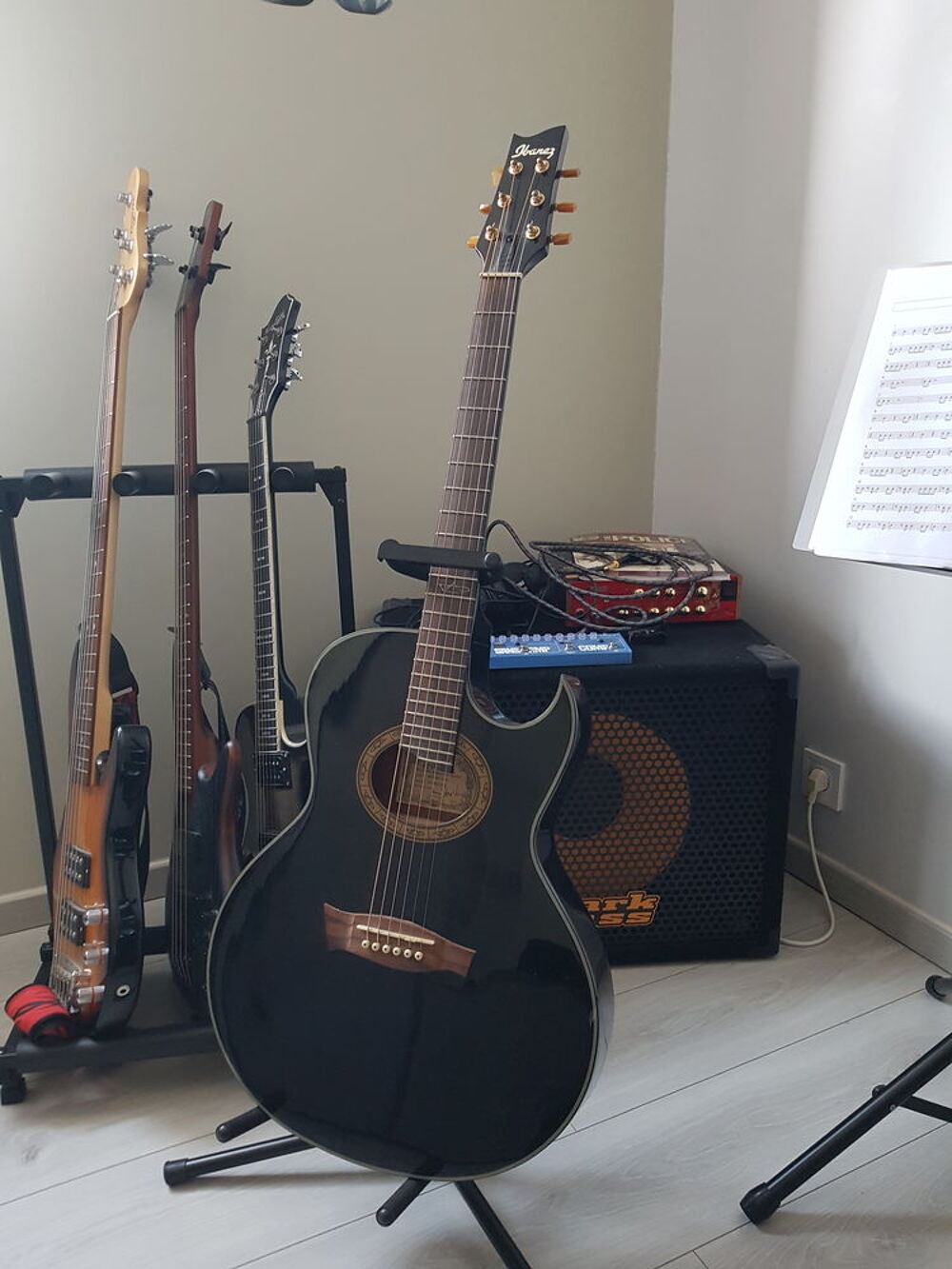 Guitare Ibanez &eacute;lectro acoustique Instruments de musique