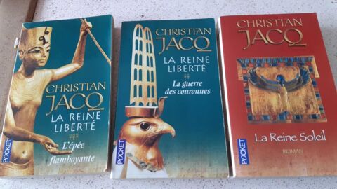 3 livres Christian Jacq Brignais (69)