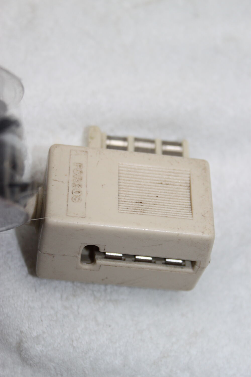 Rallonge t&eacute;l&eacute;phone Noire sur bobine plastique Téléphones et tablettes