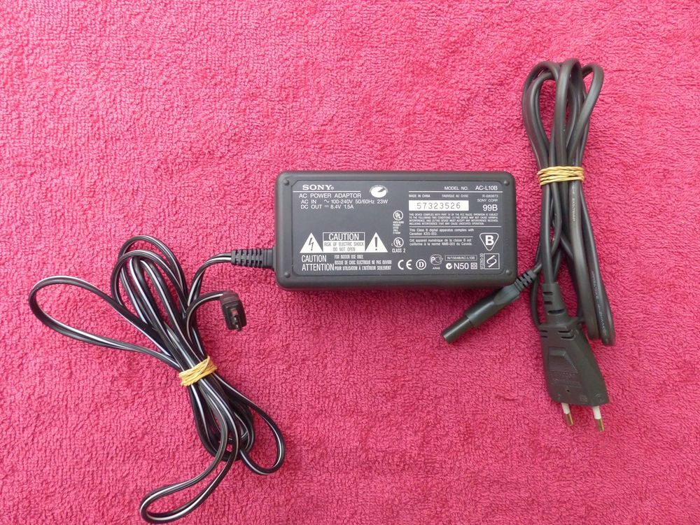 Chargeur Alimentation secteur pour Cam&eacute;scope Sony Photos/Video/TV