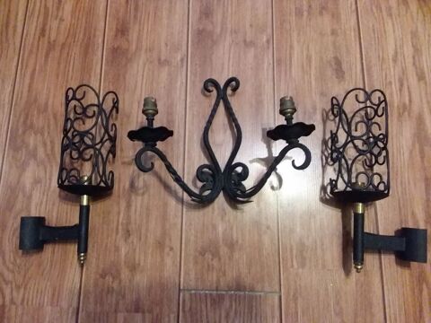 Luminaires fer forgé  vintage 50 Digoin (71)